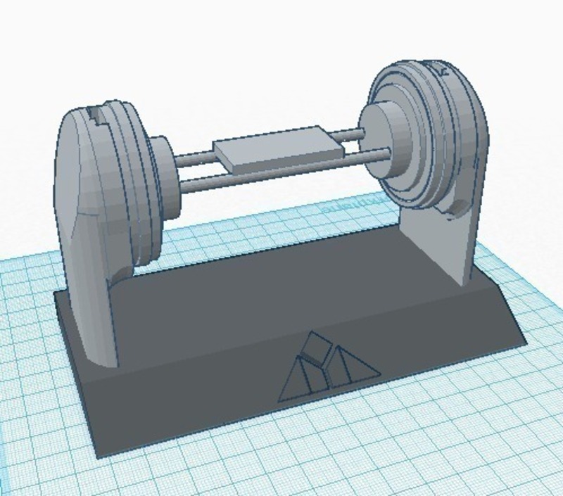 Terminator T800 cpu and case with stand (separate parts)