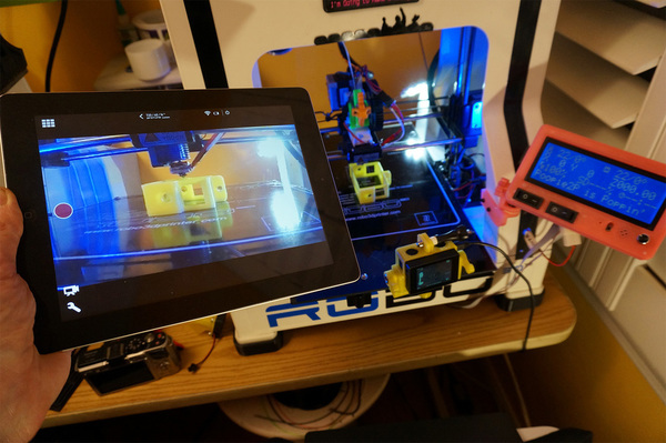 Robo 3D Gopro Print Monitor Swing/Tilt Bed Mount 