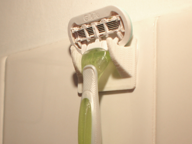 Hang many things, including wide shavers, wall hook  3D Print 102273