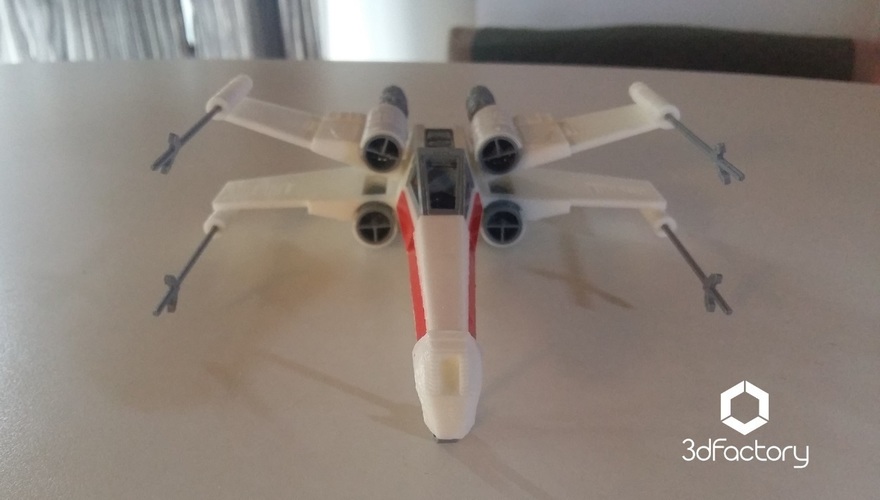 X-Wing Starfighter - Star Wars - 3dPrintable - 3dFactory Brasil 3D Print 102333