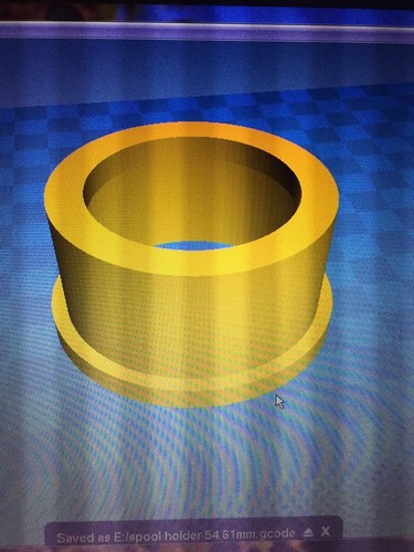 Spool holder. 2.150" or 54.61mm diameter 3D Print 102348