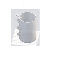Small Straw-Glass for Clear  Resin Printers  3D Printing 102373