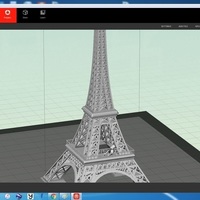 Eiffel Tower with Girl on it - Thumbnail 2