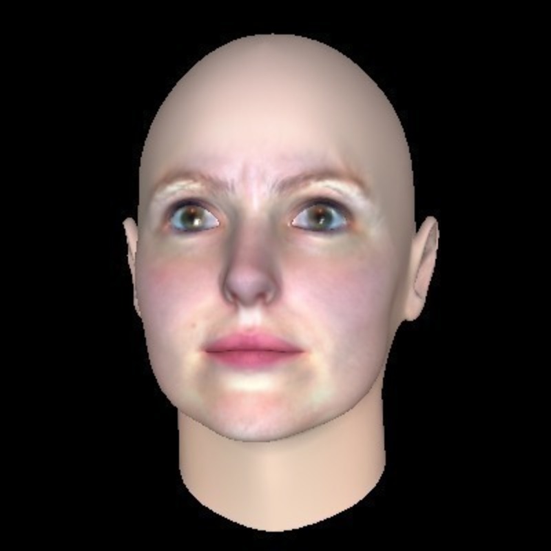Women Android Face for latex Mask