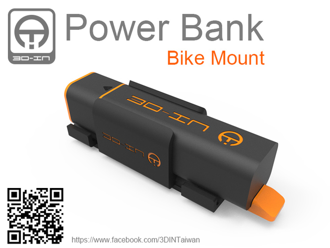 Power Bank Mount 3D Print 102501