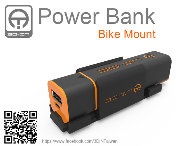 Power Bank Mount 3D Print 102502
