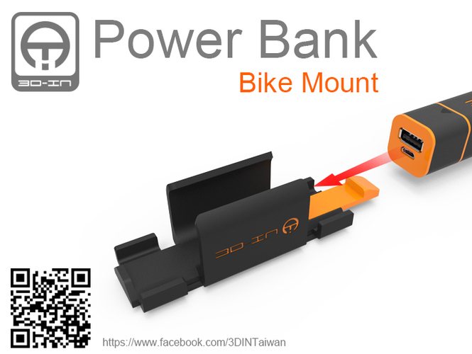 Power Bank Mount 3D Print 102503