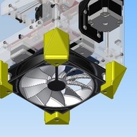 Small Fan System Fabrikator Mini (Tinyboy) 3D Printing 102524