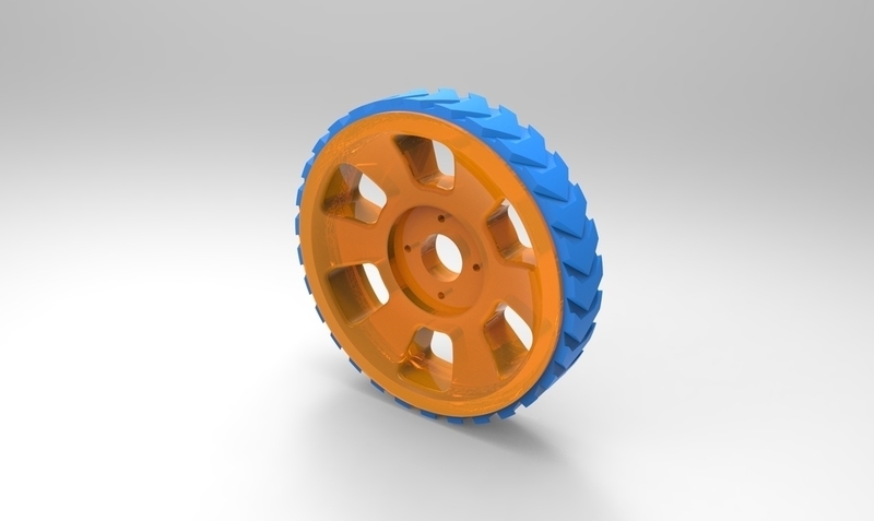 Wheel for Printbots (designed for 20g servos)