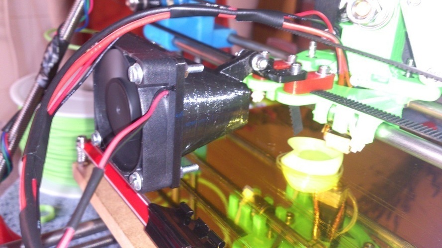 J-Head Fan Duct - Prusa I2 - Greg's Extruder 3D Print 102551