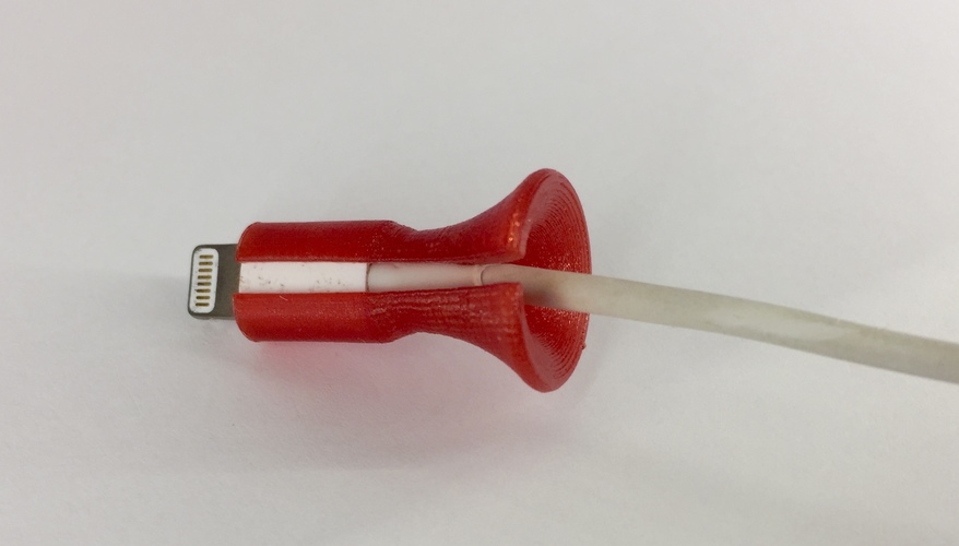 Apple Lightning-Cable Saver v.2.0 3D Print 102555
