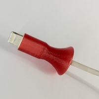 Small Apple Lightning-Cable Saver v.2.0 3D Printing 102556