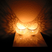Filigree double wall tealight holder - Thumbnail 9