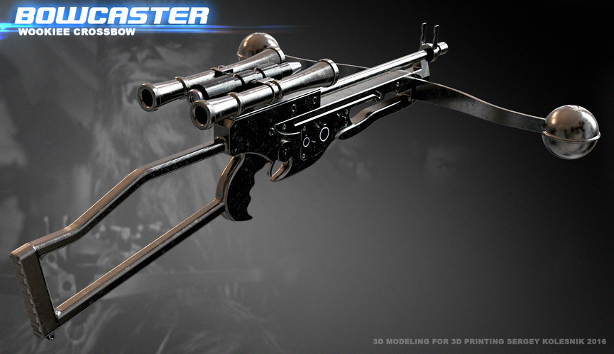 Bowcaster Wookiee Crossbow 3D Print 102584