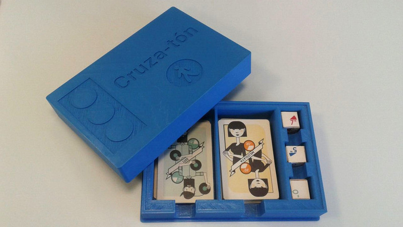 Card Board Game Box-Caja de juego Cruza-tón
