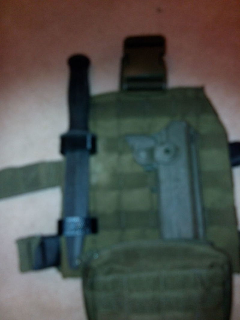 ESP Rubber Knife Molle Holder for Airsoft