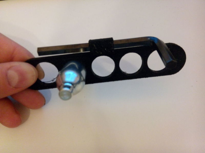 Airsoft Co2 capsule holder  ( KWC and KJW 1911 )