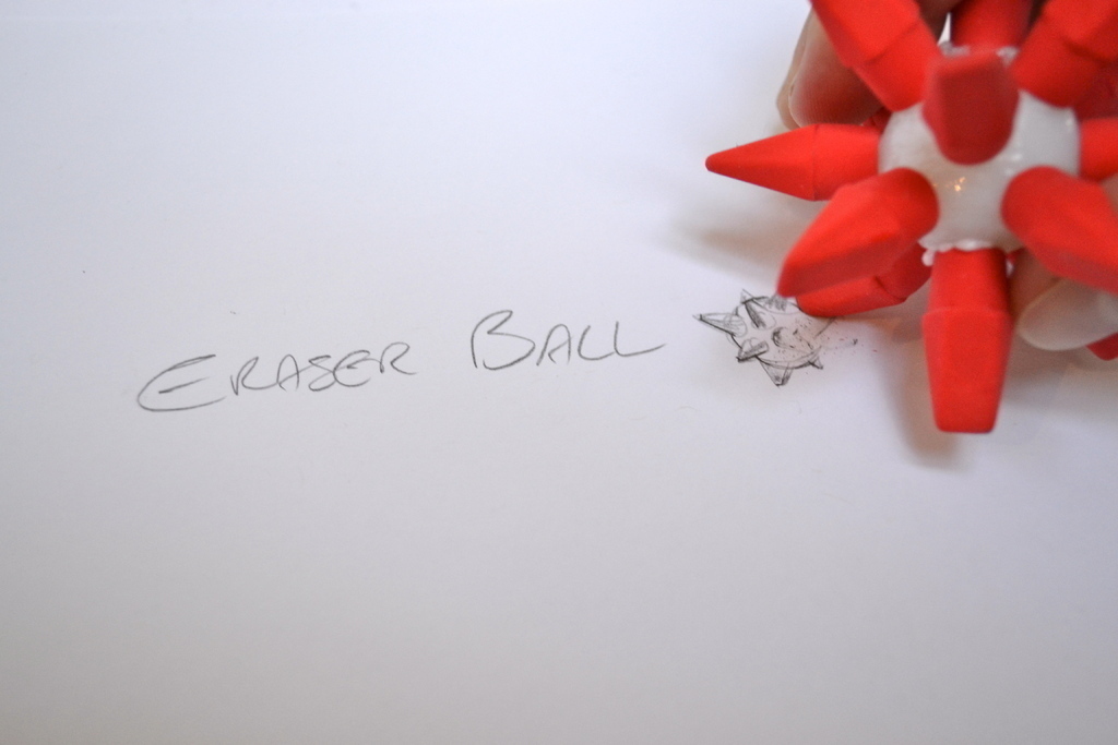 3D Printed Eraser ball by samuel_oesterle | Pinshape