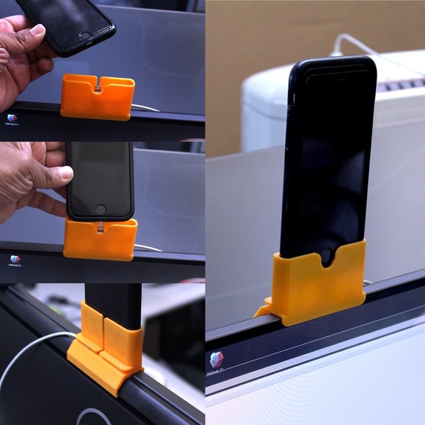 iPhone Charging Mount for DELL U2715H Monitor