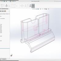 iPhone Charging Mount for DELL U2715H Monitor - Thumbnail 3