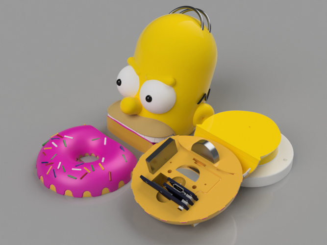 Wi Fi Door Sensor Homer 3D Print 102778