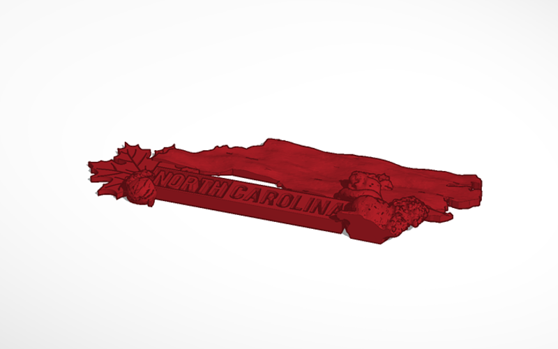 North Carolina Fridge Magnet