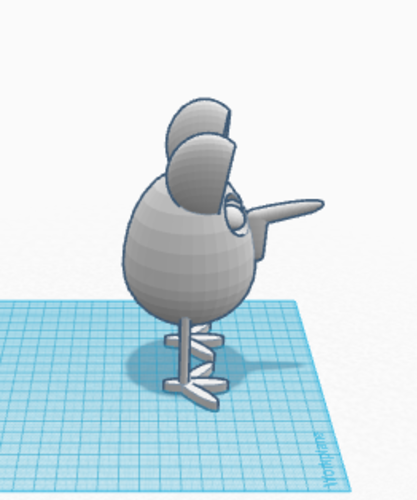 Weird Bird Thing 3D Print 102832