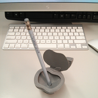 Small MacToilet iPoo - Apple Pencil Holder 3D Printing 102841