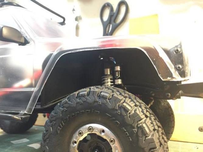 SCX-10 II Fenders 3D Print 102920