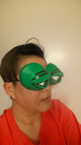 Pepe the Frog Holloween Costume Eyeglasses Tie-on 3D Print 103023