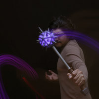Glowing Icosahedron Mace with Spikes - Thumbnail 8