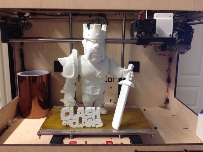 CLASH OF CLANS BARBARIAN KING  3D Print 103185