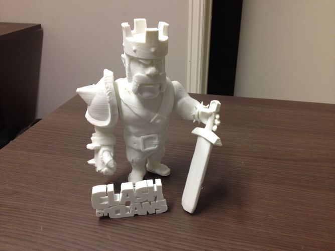 CLASH OF CLANS BARBARIAN KING  3D Print 103186