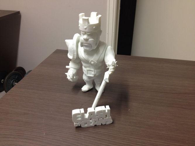 CLASH OF CLANS BARBARIAN KING  3D Print 103187
