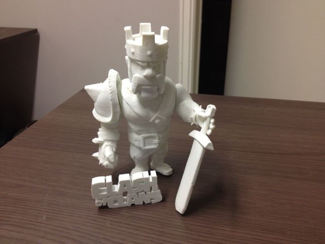 CLASH OF CLANS BARBARIAN KING  3D Print 103188
