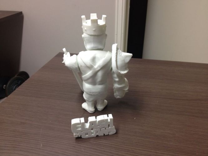 CLASH OF CLANS BARBARIAN KING  3D Print 103191