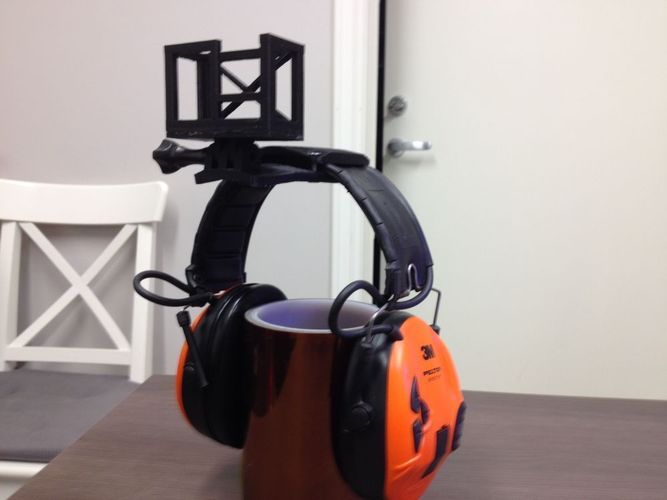 GoPro Headmount for headgear 3D Print 103194