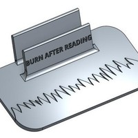 Burn After Reading Letter Holder - Thumbnail 2