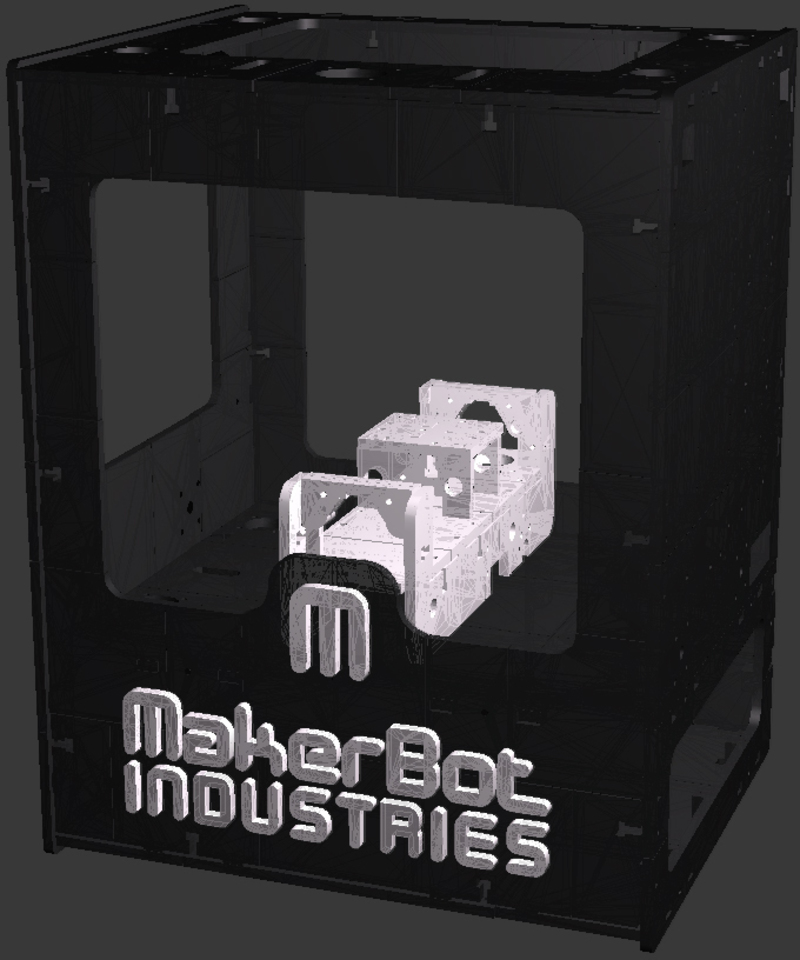 3D printed full size makerbot - Pinshape