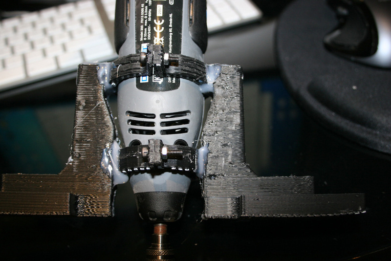 Dremel attachment, Fully makerbottable - Pinshape