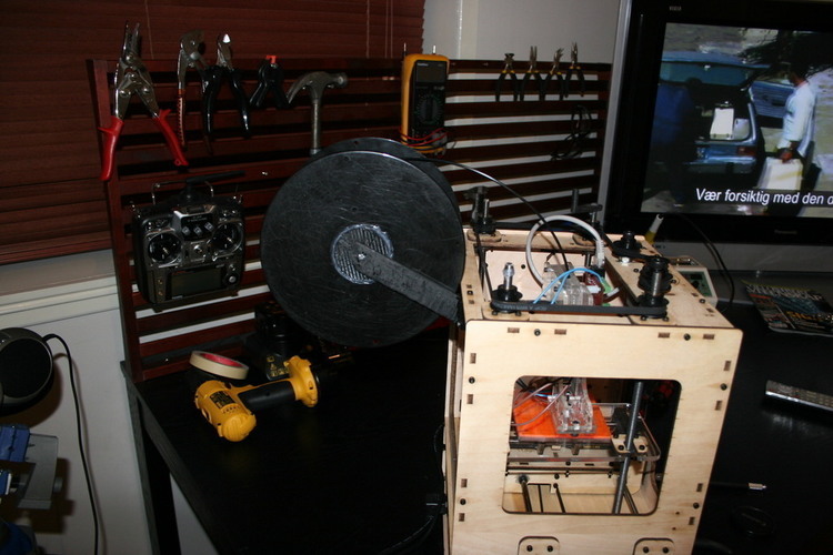 Makerbottable spool-holder 3D Print 103347