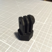 Small GoPro Mount for M9 Screw 3D Printing 103461