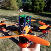 Small Uber 180 Redesign -- No Supports Needed, VTX + Cam Mounts, Motor 3D Printing 103556
