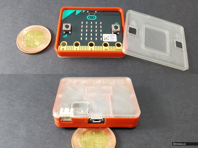 Tom's BBC micro:bit Shell V1 – Simple Case for Simple Microcompu 3D Print 103564