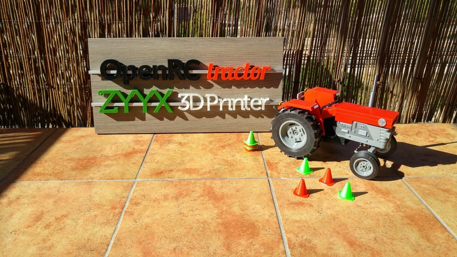 OpenRC Tractor 3D Print 103691