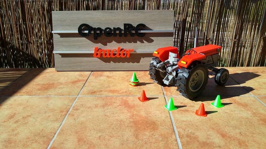 OpenRC Tractor 3D Print 103693