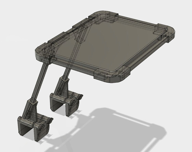 Lazy Pad Pro iPad Mount 3D Print 103698