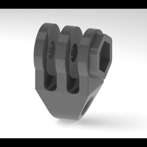 GoPro Wrist Strap Mount 3D Print 103706