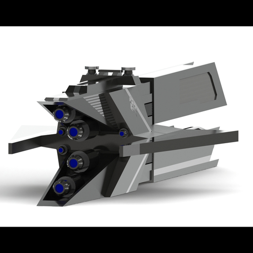 Star Wars Aggressor Class Destroyer 3D Print 103712