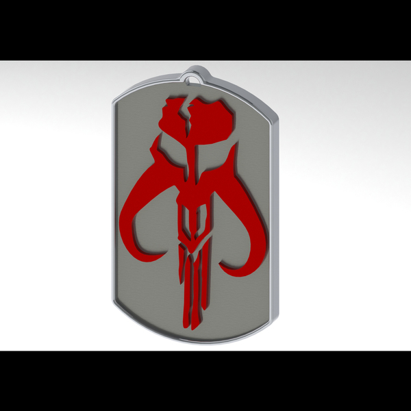 Mandalorian Dog Tag